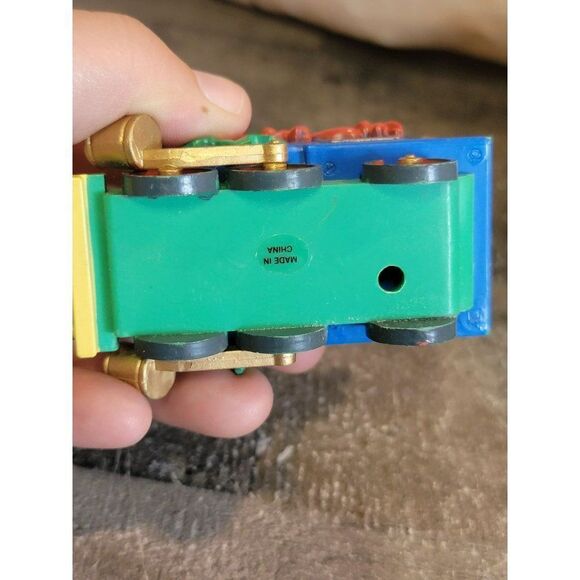 Santa Claus train AS IS figure toy Xmas decor - Picture 4 of 4